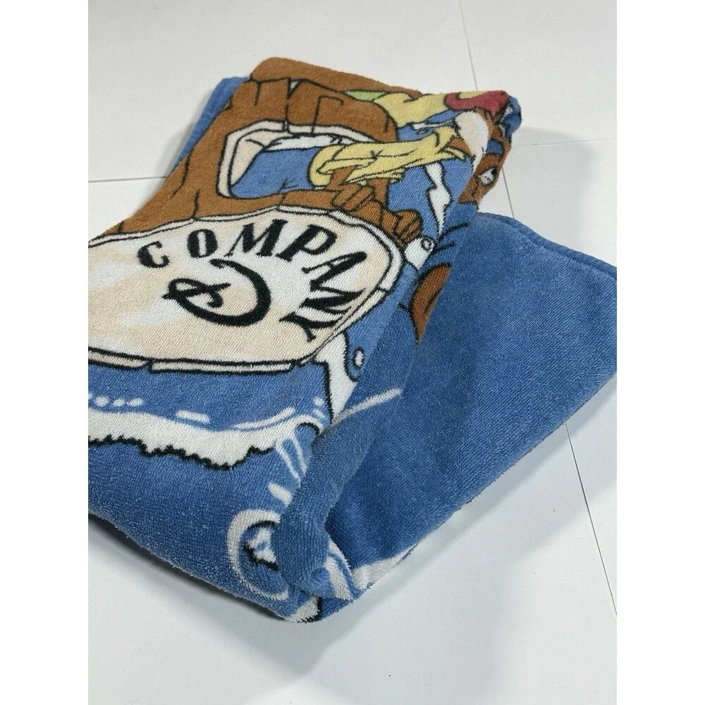 VTG 80s Splash Mountain Beach Towel Walt Disney World Cast Member Exclusive RARE